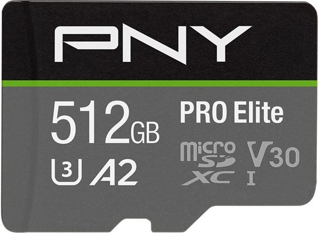 Elite 512GB MicroSDXC Memory Card P-SDUX512U3100PRO-GE