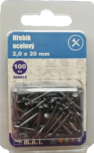 Steel nails 16 × 2.0 mm (100 pcs)
