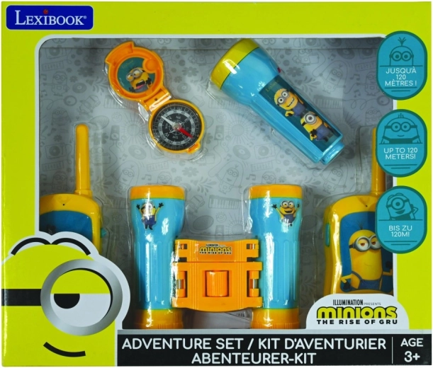 Kit d’aventure avec talkies-walkies Les Minions