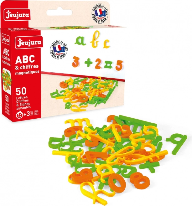 Lettres magnétiques cursives JEUJURA – 50 pcs
