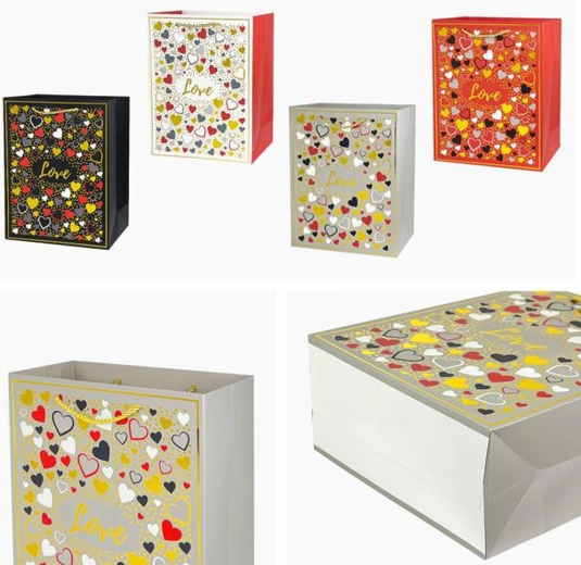 Cadeautas 40 × 30 × 12 cm – mix van motieven