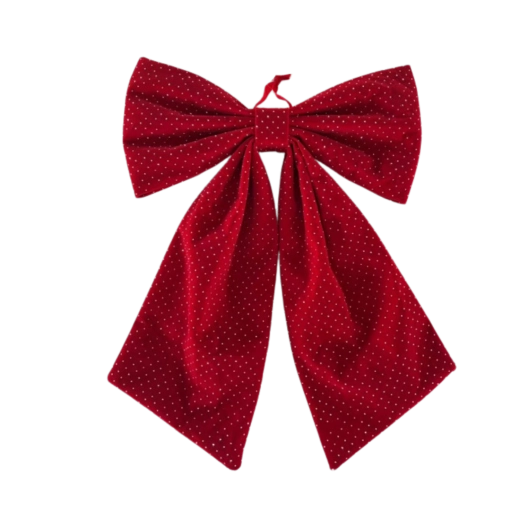 Red Christmas bow 40 × 65 cm
