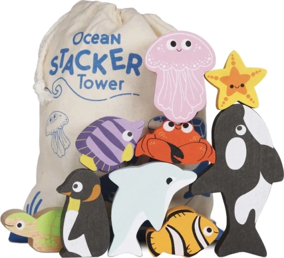 Houten figuren van zeedieren Le Toy Van