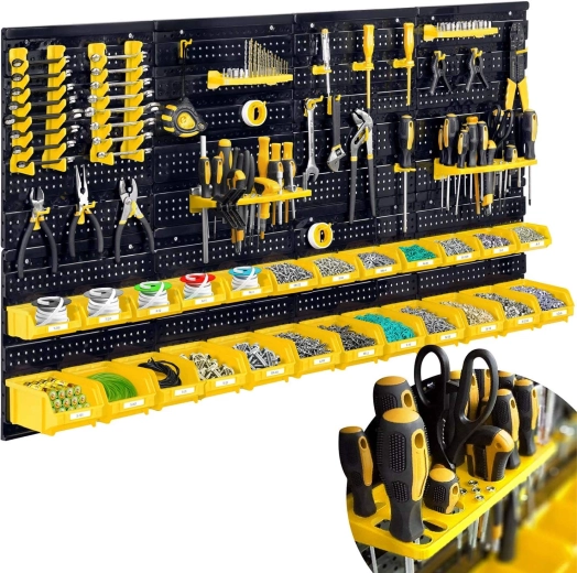 Humberg Werkstatt-Wandtafel für Werkzeuge 128 × 76 cm