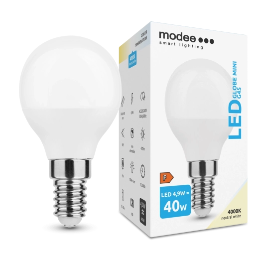 Modee LED Globe Mini G45 4,9 W E14 neutralweiß