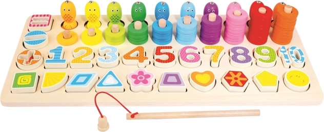 Houten educatief speelgoed Bino