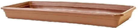 Lobelia Window Box Saucer 60 cm Terracotta