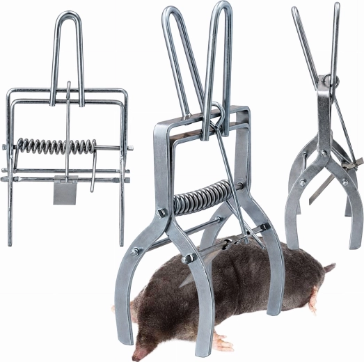 Piège à taupes, campagnols et rats - 1 pièce