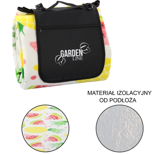 Couverture de pique-nique avec isolation Fruits 300 × 200 cm