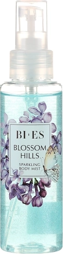 Lichaamsspray met glitter BI-ES Blossom Hills 200 ml