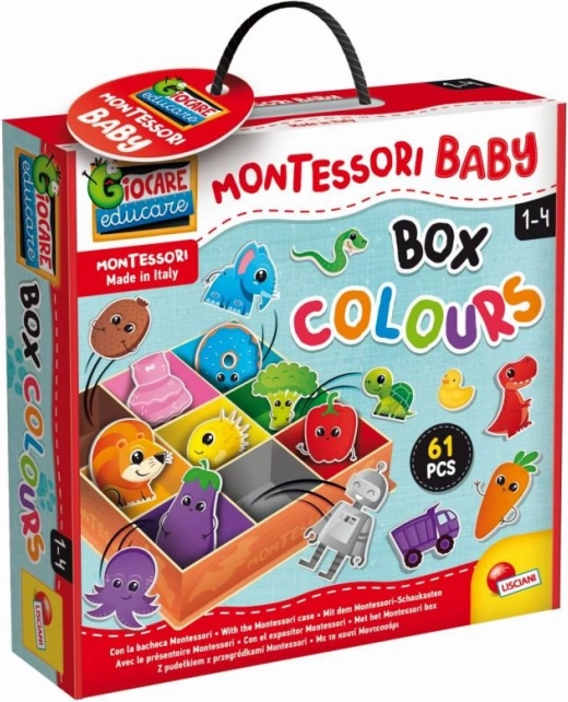 MONTESSORI Color Sorting Box for Toddlers – 61 pcs
