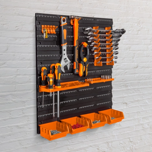 Organisateur mural pour outils avec 2 panneaux