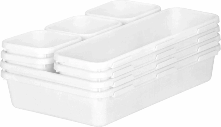 Ag641c modulaire 8-delige organizer wit