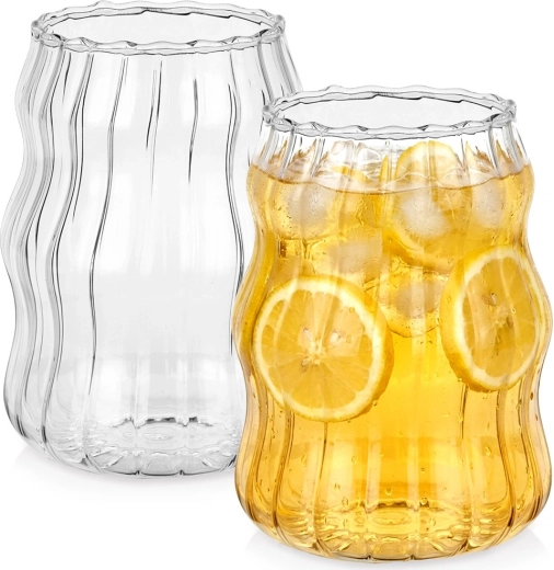 Borosilicate Glass Tumblers 580 ml, Set of 2