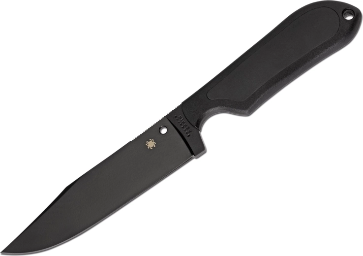 Spyderco Street Bowie tactical fixed-blade knife 12.8 cm, all-black