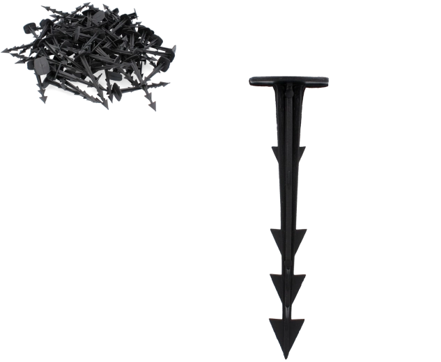 Set mit 100 Heringen zur Befestigung von Agrotextilien 12,5 cm