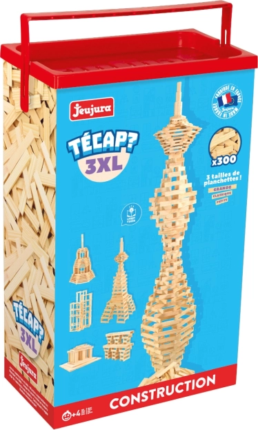 Jeujura wooden construction set Técap 3XL – 300 pieces