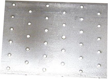 Koppelplaat 120 × 60 mm, staal 2,0 mm