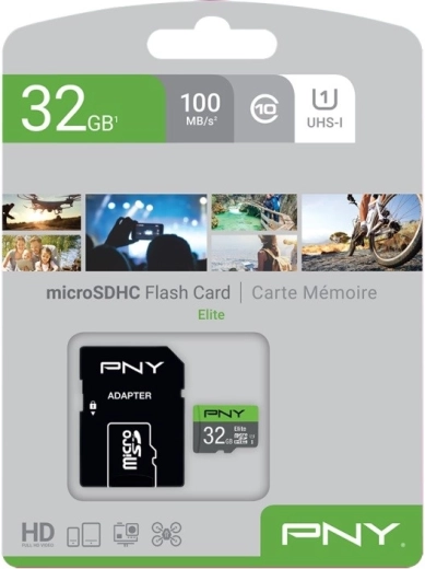 PNY Elite microSDHC memory card 32 GB