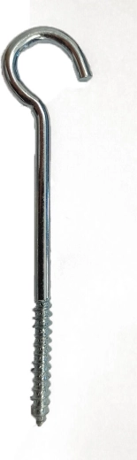 Lustterhaak 100 × 4,5 mm verzinkt, verpakking 150 stuks