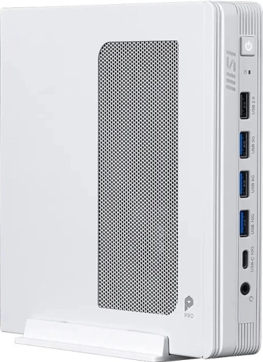 Compact PC PRO DP10 with Intel Pentium G7400, Wi‑Fi, no OS, white