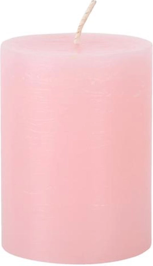 Rustieke kaars Provence 10 cm – roze