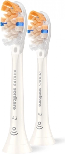 Philips Sonicare A3 Premium All‑in‑One têtes de rechange, 2 pcs, blanc