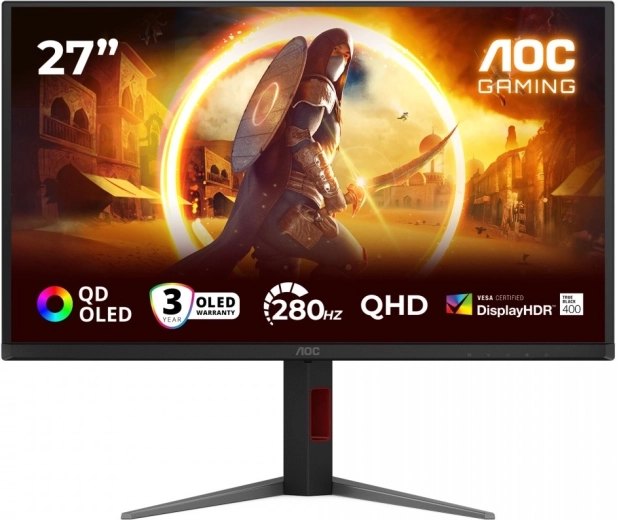 AOC Q27G4ZD 27" QD‑OLED gaming monitor 240 Hz Pivot