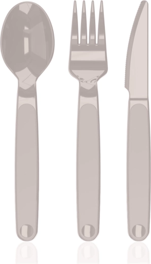 Set de couverts en plastique LATTE CULINARIA, 3 pièces