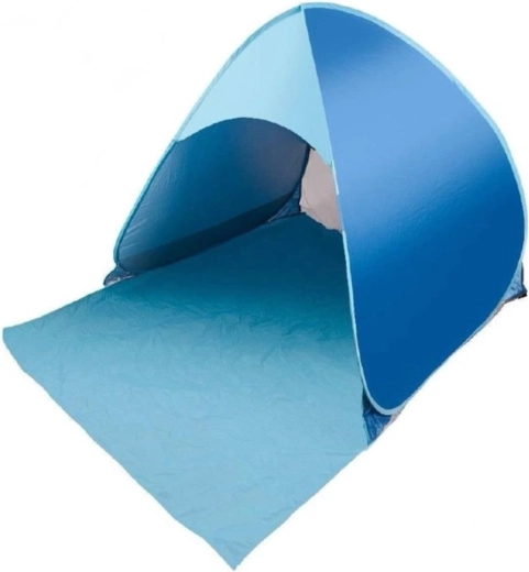 Self-assembling pop-up beach tent with UV protection XXL