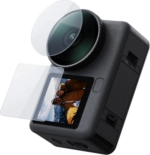 Telesin tempered glass set for DJI Osmo Action 6 (lens and displays)
