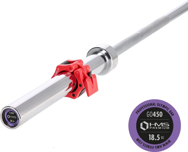 HMS PREMIUM GO450 Olympic Bar 220 cm, 50 mm diameter