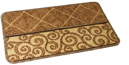 Milano Bathroom Mat 40 × 66 cm with Anti-Slip