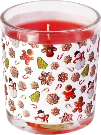 Bougie parfumée en verre Pâtisseries de Noël 135 g
