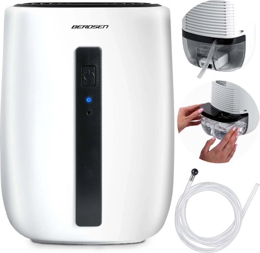 Berdsen automatische luchtontvochtiger met Peltier-technologie en auto-voeding BD-855