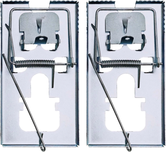 Piège à souris en bois, lot de 2 pièces