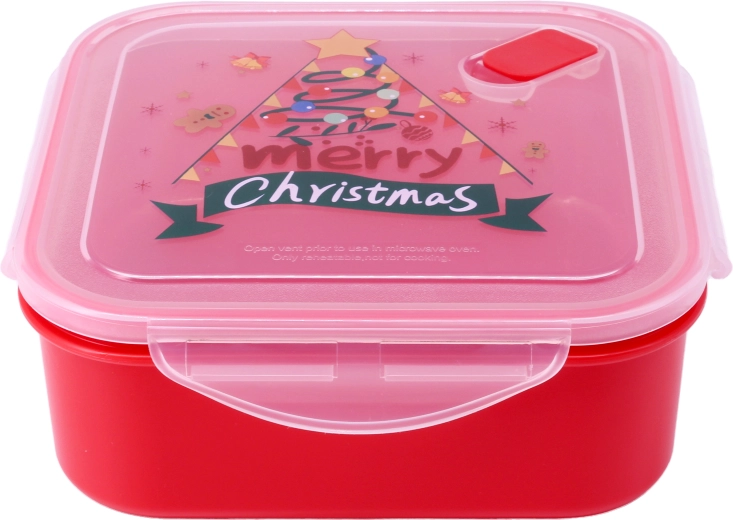 Boîte avec valve au motif de Noël 1,2 l