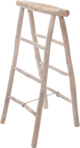 Dekorative Leiter aus Teakholz 50 × 50 × 100 cm