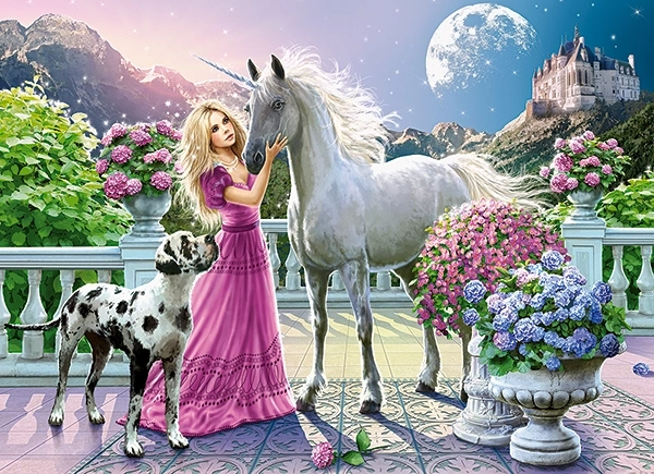 Puzzel 300 stukjes My Friend Unicorn van Castorland
