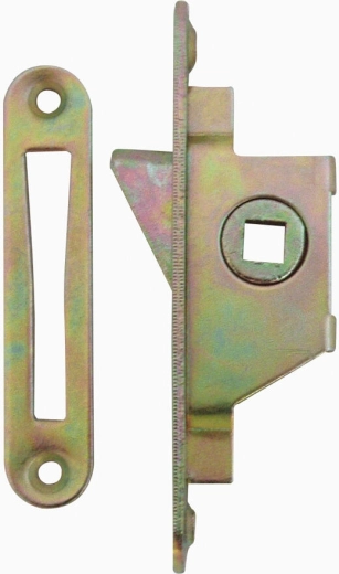 Window latch with yellow zinc