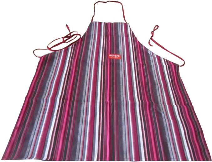 Tablier de cuisine Lamart à rayures colorées