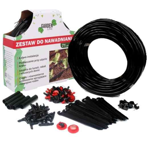 Micro-irrigation set 23 m, 71 pieces