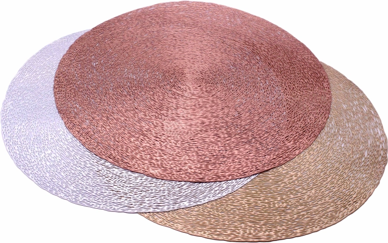 Round Plastic Placemat 38 cm – 3 Variants