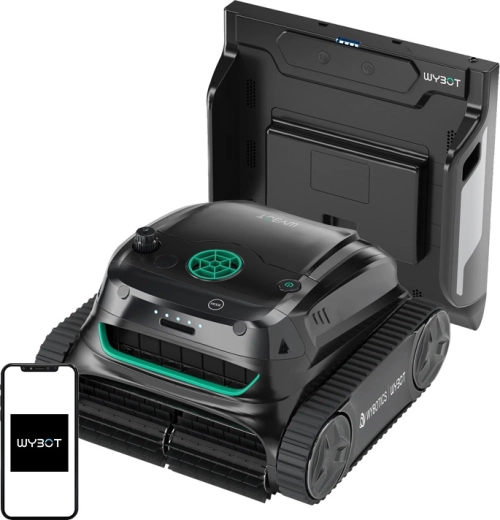 WYBOT S2 Pro Wireless Robotic Pool Cleaner with Underwater Charging
