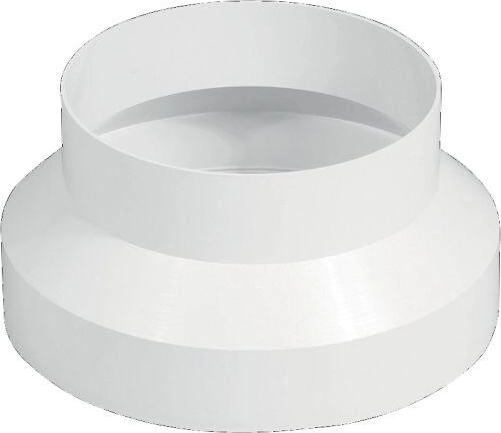Reductie voor ventilatiekanaal 100/125 mm kunststof