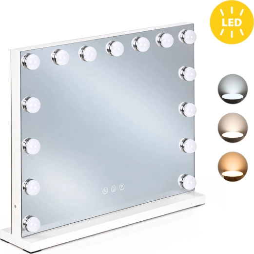 ModernHome LED Makeup Mirror with 15 Bulbs
