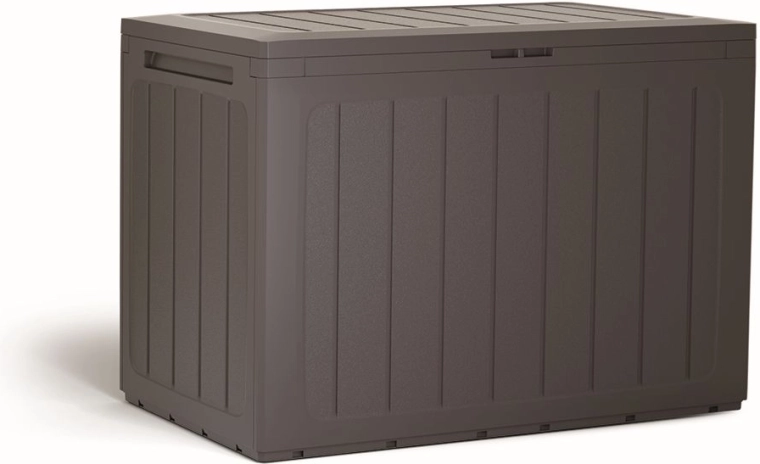 Garden storage box BOARDEBOX 190 l umbra, 78 cm