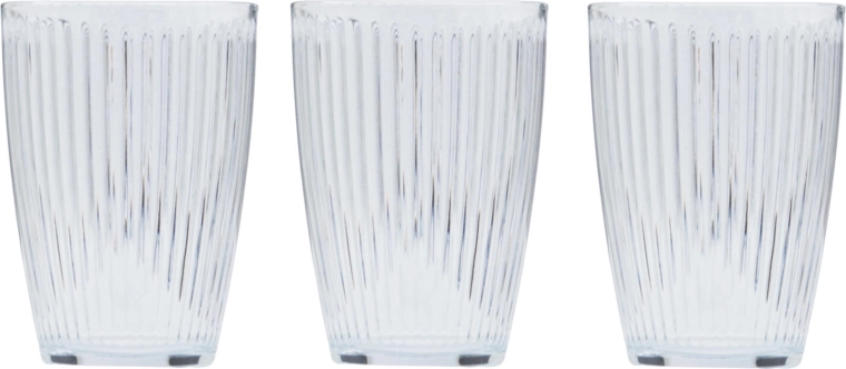 tall glasses Hestia 415 ml, set of 3 pcs