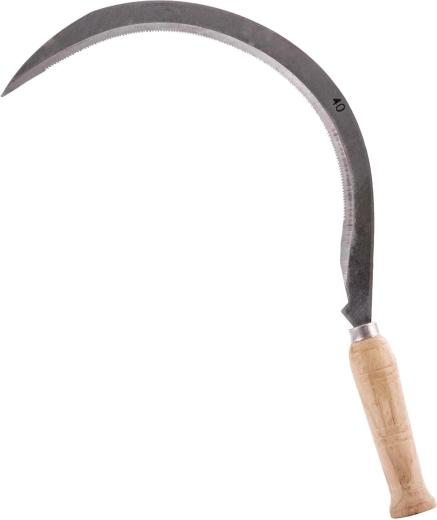 Sickle with serrated blade 40 cm