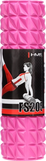 HMS FS205 massage foamroller 45 cm roze